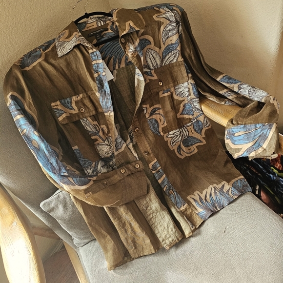 BANANA REPUBLIC BLOUSE NVR WORN TAGS ATTACHED - Picture 1 of 5